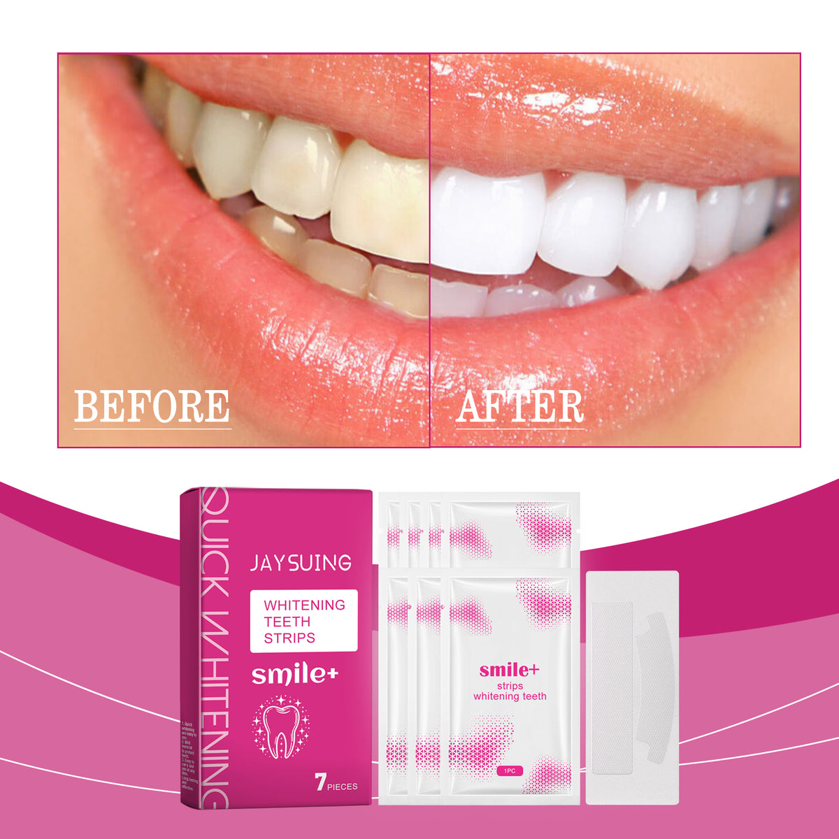 Whitening Tooth Patches Deep Clean Yellow Tooth Smoke Tooth Dirt Tooth Brightness Whitening Tooth Care Patches